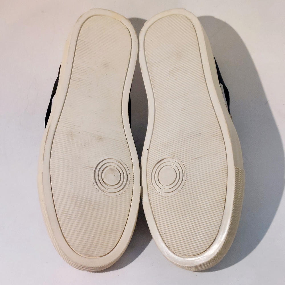John Richmond printed canvas & leather slip-on sneakers, EU40, deadstock/flaws - Picture 9 of 10